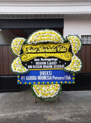 Papan Bunga Duka di Pandaan