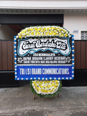 Papan Bunga Duka di Pandaan